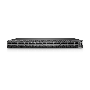 NVIDIA MQM8700-HS2F Mellanox Quantum™ HDR InfiniBand Switch, 40 QSFP56 Ports, 2 Power Supplies (AC), x86 Dual Core, Standard Depth, P2C Airflow, Rail Kit