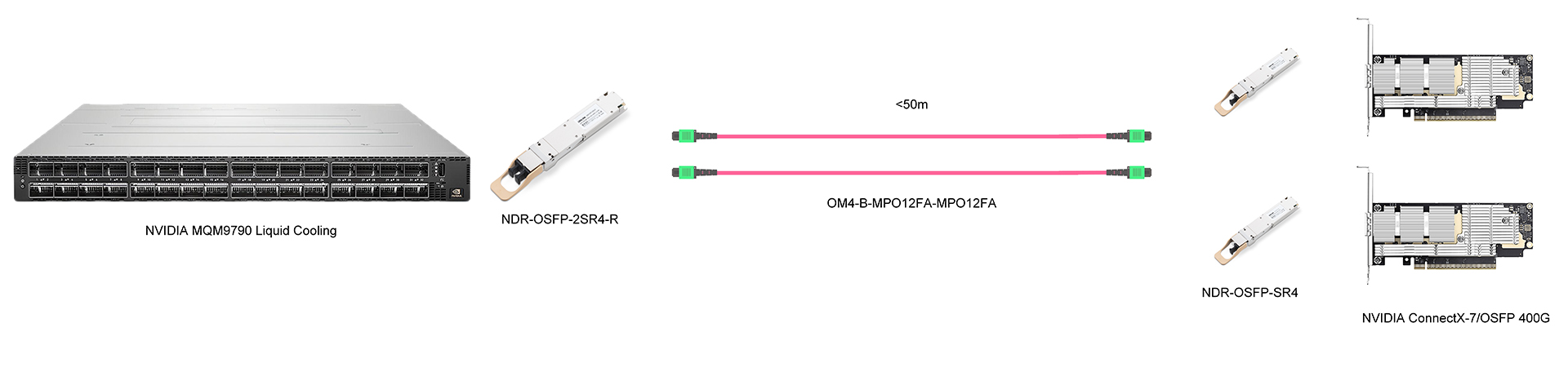 https://www.lsolink.com/wp-content/uploads/2025/05/产品连接图-NDR-OSFP-2SR4-R-800G-Switch-to-Two-NICs-Connection.jpg