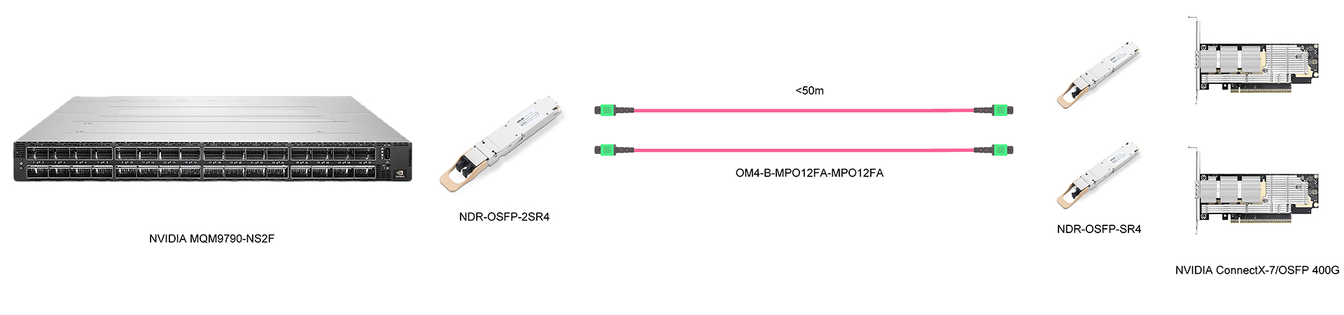 https://www.lsolink.com/wp-content/uploads/2025/05/产品连接图-NDR-OSFP-SR4-400G-Two-NICs-to-Switch-Connection.jpg