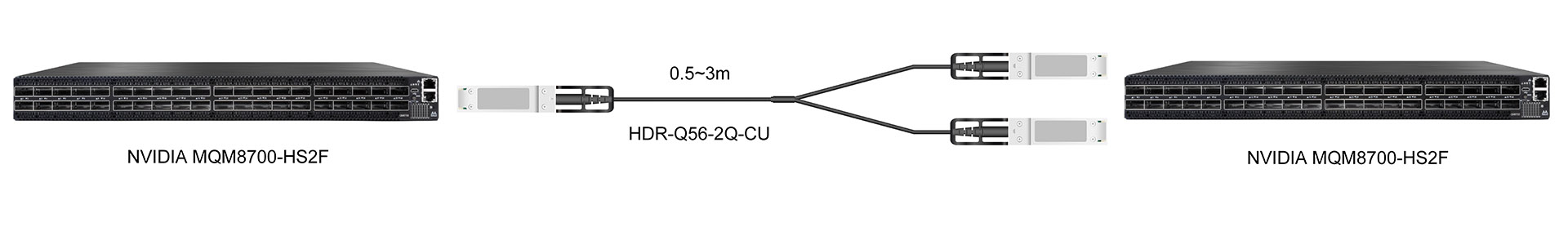 https://www.lsolink.com/wp-content/uploads/2025/06/产品连接图-HDR-Q56-2Q-CU-200G-to-2×100G-Breakout-Connection.jpg
