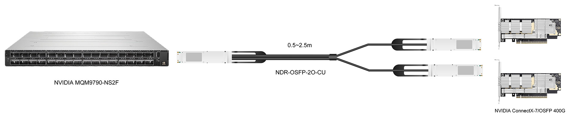 https://www.lsolink.com/wp-content/uploads/2025/06/产品连接图-NDR-OSFP-2O-CU-800G-Switch-to-Two-NICs-Connection.jpg